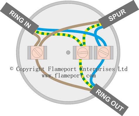 electrical spur junction box|spur box for ring.